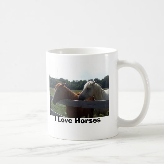 I Liebe-PferdeTasse Kaffeetasse (Rechts)
