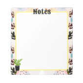 I LIEBE PFLANZE NOTIZBLOCK (Vorderseite)