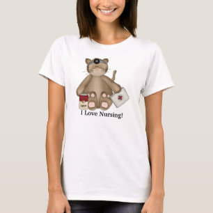 I Liebe Pflege Cat T - Shirt