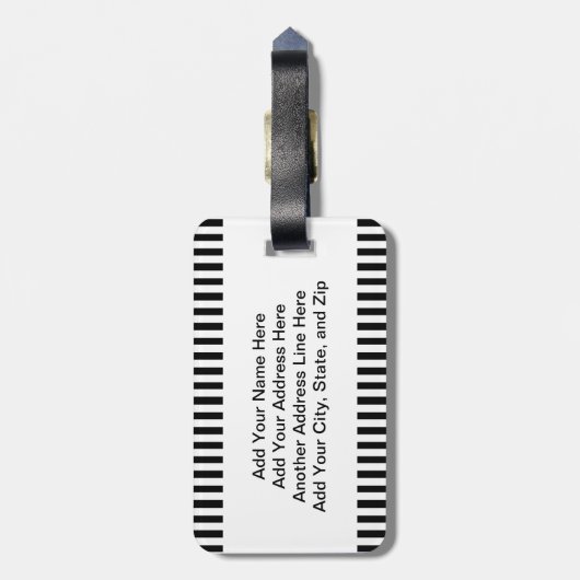 I Liebe Pflege Gepäckmarke Gepäckanhänger (Rückseite vertikal)