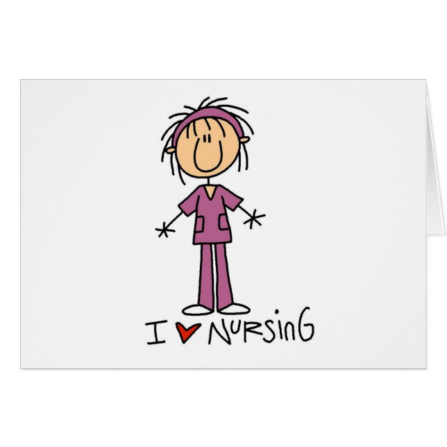 I Liebe-pflegent-shirts und Geschenke (Vorderseite (Horizontal))