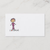 I Liebe-pflegenT - Shirts und Geschenke Visitenkarte (Rückseite)