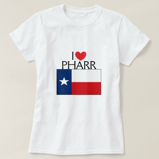 I Liebe Pharr, Texas T-Shirt (Design vorne)