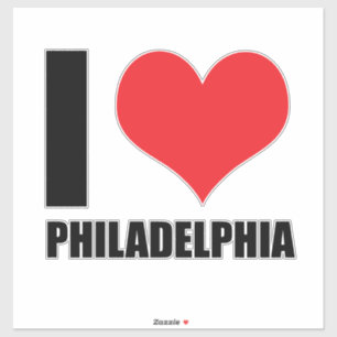 I Liebe Philadelphia Aufkleber