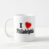I Liebe Philadelphia Kaffeetasse (Links)