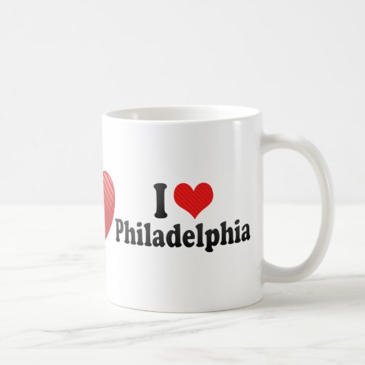 I Liebe Philadelphia Kaffeetasse (Rechts)