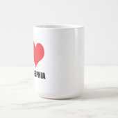 I Liebe Philadelphia Kaffeetasse (Mittel)