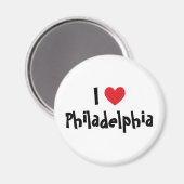 I Liebe Philadelphia Magnet (Vorderseite/Rückseite)