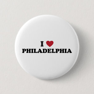 I Liebe Philadelphia Pennsylvania Button