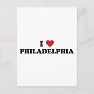 I Liebe Philadelphia Pennsylvania Postkarte