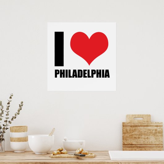 I Liebe Philadelphia Poster (Küche)