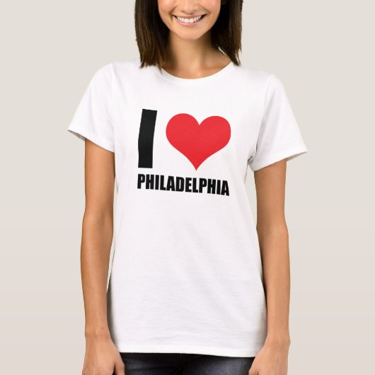 I Liebe Philadelphia T-Shirt (Vorderseite)
