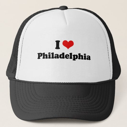 I Liebe-Philadelphia-T-Shirt Truckerkappe (Vorderseite)