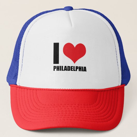 I Liebe Philadelphia Truckerkappe (Vorderseite)