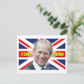 I Liebe Philip Postkarte (Stehend Vorderseite)
