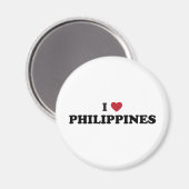 I Liebe Philippinen Magnet (Vorderseite/Rückseite)