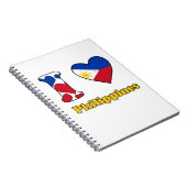 I Liebe Philippinen Notizblock (Rechte Seite)