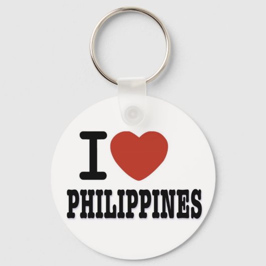 I LIEBE PHILIPPINEN SCHLÜSSELANHÄNGER (Vorderseite)