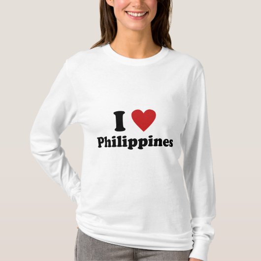 I Liebe Philippinen T-Shirt (Vorderseite)