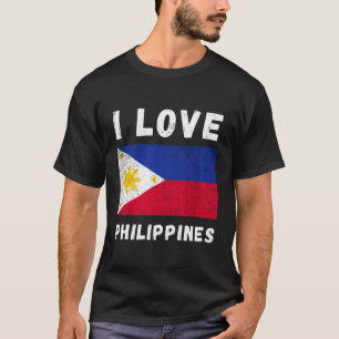 I Liebe Philippinen Vintag Philippinen T-Shirt