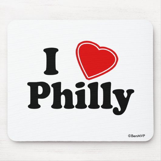 I Liebe Philly Mousepad (Vorne)