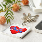 I Liebe Philly Schlüsselanhänger (Seite)