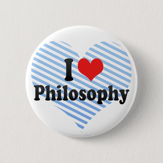 I Liebe-Philosophie Button (Vorderseite)