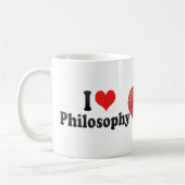 I Liebe-Philosophie Kaffeetasse (Links)