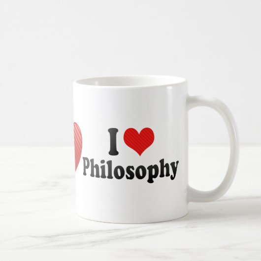 I Liebe-Philosophie Kaffeetasse (Rechts)