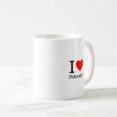 I Liebe Philosophie Kaffeetasse (VorderseiteRechts)