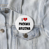 I Liebe Phoenix, Arizona Button (Beispiel)
