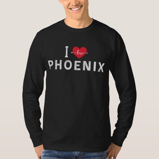 i Liebe Phoenix, Arizona T-Shirt (Vorderseite)