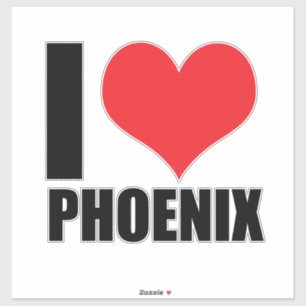 I Liebe Phoenix Aufkleber