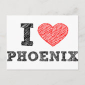 I Liebe Phoenix Postkarte (Vorderseite)