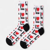 I Liebe Phoenix Socken (Linkes Detail)