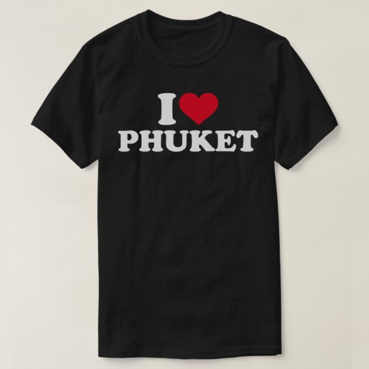 I Liebe Phuket T-Shirt (Design vorne)