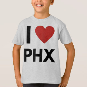 I Liebe PHX Herz Phoenix Liebe Fan Apparel Raglan  T-Shirt