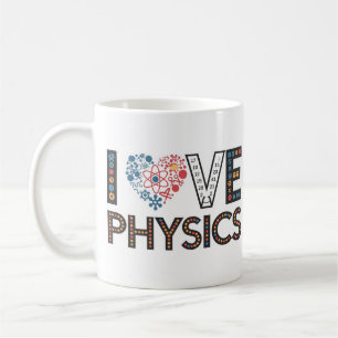 I LIEBE PHYSICS KAFFEETASSE