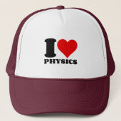 I LIEBE PHYSICS TRUCKERKAPPE (Vorderseite)