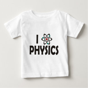 I Liebe Physik Baby T-shirt