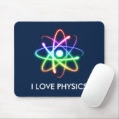 I LIEBE-PHYSIK - dunkelblaues mousepad (Mit Mouse)