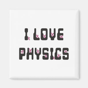 I Liebe Physik Magnet