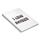 I Liebe Physik Notizblock (Rechte Seite)