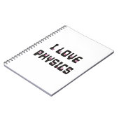 I Liebe Physik Notizblock (Linke Seite)