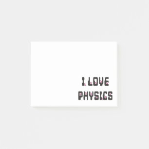 I Liebe Physik Post-it Klebezettel