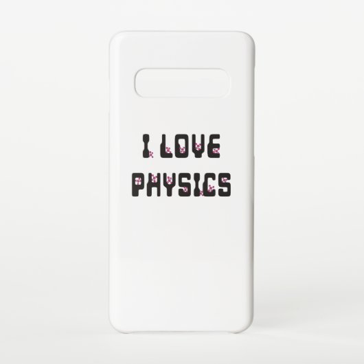 I Liebe Physik Samsung Galaxy Hülle (Rückseite)