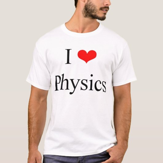 I Liebe-Physik T-Shirt (Vorderseite)