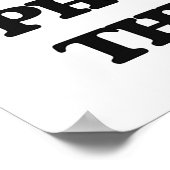 I Liebe Physikalische Therapie Poster (Ecke)