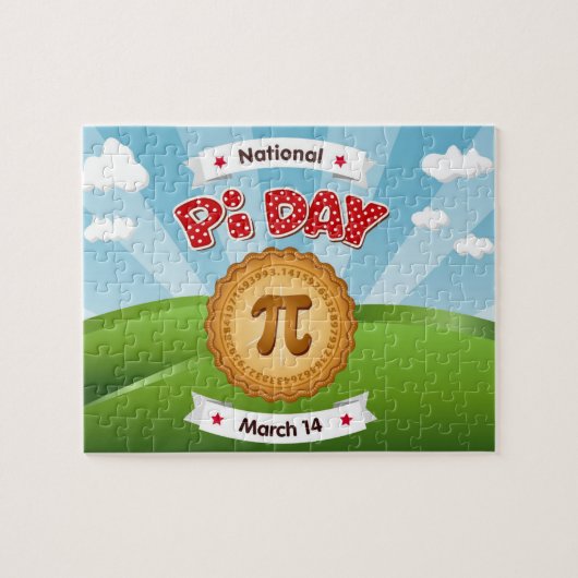 I Liebe Pi Day Puzzle (Horizontal)