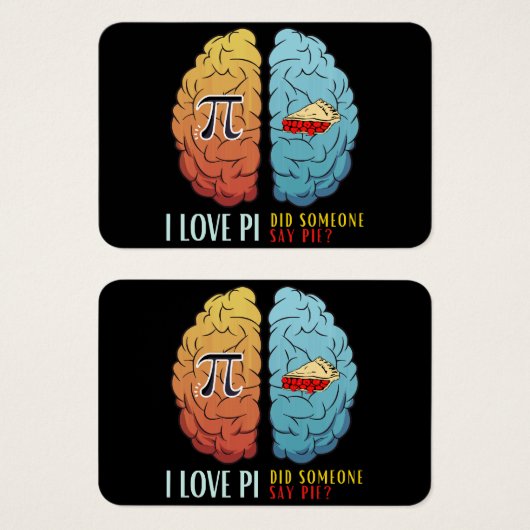 I Liebe Pi hat jemand gesagt, Pie (Vorne & Hinten)